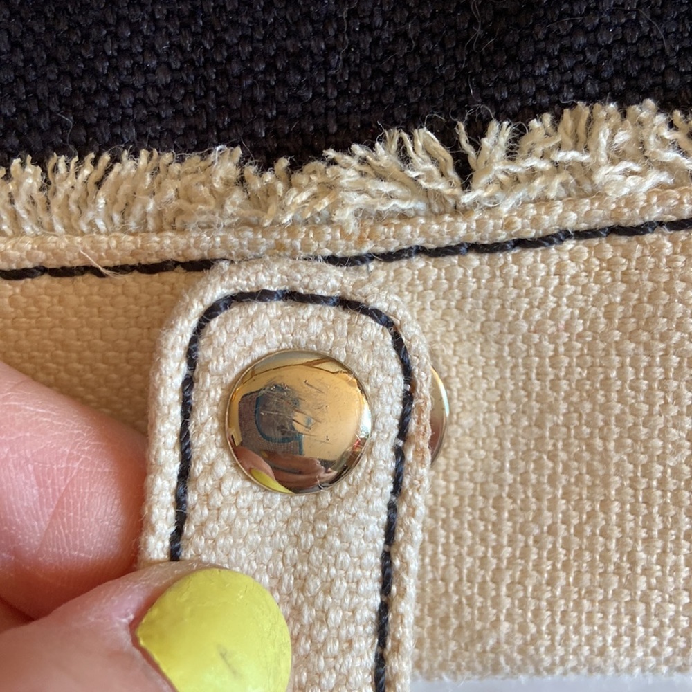 Hemptress Hemp Canvas Fold Over Clutch Bag Boho Eco Friendly Vegan Artisan Tote - Picture 9 of 10